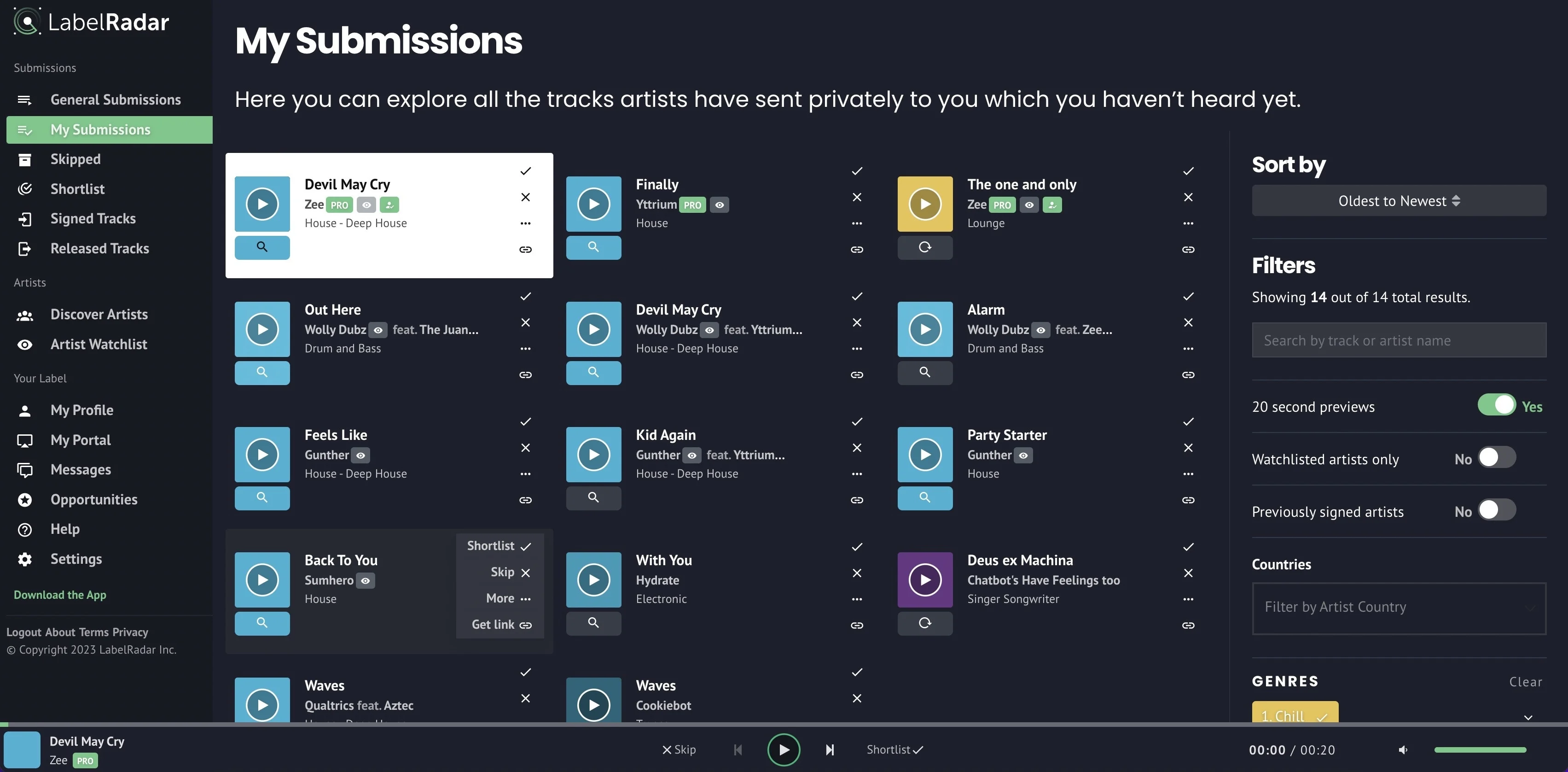 my submissions - label (LabelRadar).webp