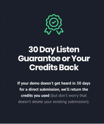 30 day listen guarantee